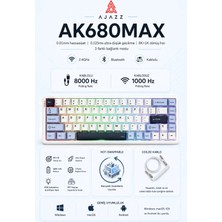 Ajazz AK680 Max - Kablosuz - Manyetik Switch Oyun Klavyesi
