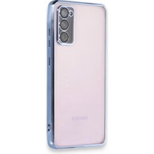 Newface Samsung Galaxy S20 Fe Kılıf Razer Lensli Silikon - Açık Mavi