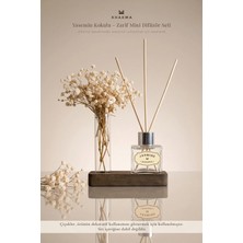 Khakma Bambu Çubuklu Zarif Mini Oda Kokusu Seti 50 ml | Yasemin Kokulu Dekoratif Reed Diffuser