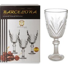 Die Grup Barcelone 6 Lı Ayaklı Bardak ROYALEKS-9098