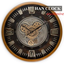 Han Clock Growe Metal Çarklı Duvar Saati
