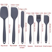 Ozcmax Silikonn Spatula ve Fırça Seti