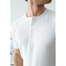 Moda Ribana Henley T-Shirt