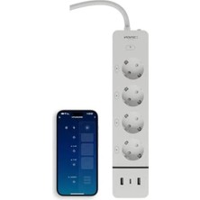 Die Grup Akıllı Çoklu Priz - 7in1 Wi-Fi Uyumluluğu ile