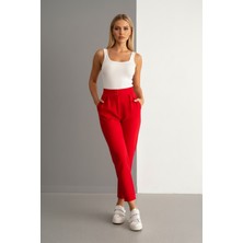 E-Bulurum Kadın Ithal Krep Trend Pantolon