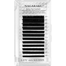 Nagaraku Çek Bırak Ipek Kirpik 0.07C Mix 8-15MM