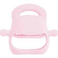 Hereveoyuncak Pembe Bebek Silikon Diş Kaşıyıcıı