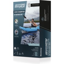 Bestway Hydro-Force 65115 Cove Champion X1 Tek Kişilik Kano Seti  2.75M x 81CM