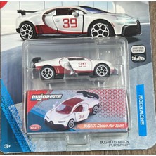 Majorette Bugatti Chiron Pur Sport Showroom Model Araba
