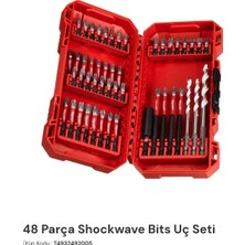Milwaukee Shockwave 48 Parça Bits Uç Setı
