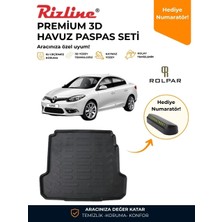 Rizline Renault Fluence Havuzlu Paspas ve Bagaj Havuzu Set- Hediyeli