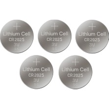 Urfakent Yuma CR2032 Süper Lityum 3V 5’li Kart Düğme Pil