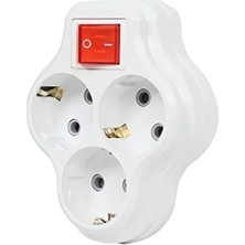 Die Grup Üçlü Anahtarlı Topraklı Priz, 16A 250 Volt ile Güvenli Kullanım