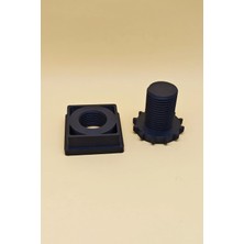 Perim3d 80 mm Ayarlanabilir Masa Ayağı Yükseltici – Vidalı Dengeleyici (1–6 Cm)