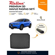 Rizline Alfa Romeo Tonale Stepnesiz 2022 Sonrası Alt Bagaj Havuzu ve Paspas Seti-Hediyeli