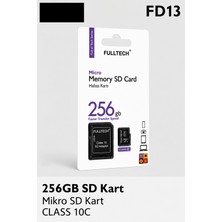 Azurtech Fulltech Micro Sd Hafıza Kartı Class 10 Yüksek Hızlı Mikro Sd Kart Adaptörlü