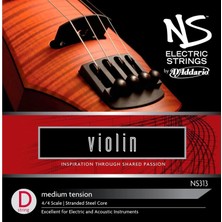 D'addario NS313 Elektro 4/4 Keman Teli ( Tek Re Teli )