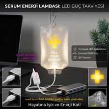Direkstoktan LED Light Serum USB Lamba / Serum Şeklindeki Tasarımı ile Herkesi Şaşırtacak Serum Tasarımlı USB LED Gece Lambası – Sıra Dışı Dekoratif Aydınlatma