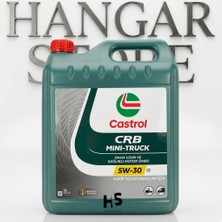 Castrol CRB Mini-Truck 5W-30 C2 7L Tam Sentetik Motor Yağı (Üretim Yılı: 2026) ACEA A3/B4 API SN/CF Koruma
