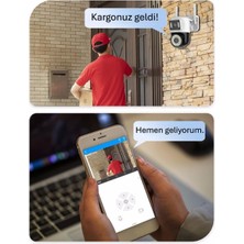 Ozcmax Çift Lensli Dışş Mekan Wi-Fi Kamera