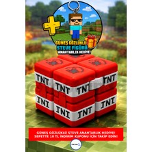 Minecraft Temalı Fidget - Sonsuz Küp, Stres Küpü, Minecraft (Anahtarlık Hediyeli)