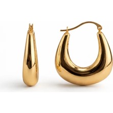 Felix Accessories Velmora Fluid Hoop Küpe Gold
