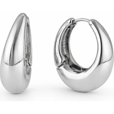 Felix Accessories Veloura Bold Hoop Küpe Silver