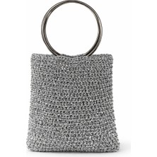 Felix Accessories Nova Çanta – Gümüş El Yapımı Örgü Metal Saplı Kadın El Çantası