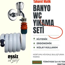 Plasyay Spiral Wc Hortum Kelepçe Adaptörlü Set