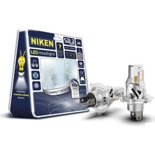 H4 LED Xenon Far Ampulü Seti Niken Solo 7600LM