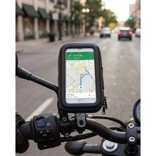 Eco Lounge Su Geçirmez Motosiklet Bisiklet Telefon Tutucu 360 Derece Döner Gidon Telefon Standı