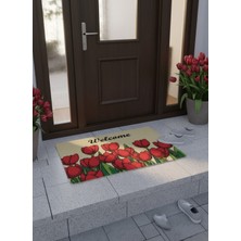 Başak Ev Tekstili Hijyenik Kıvırcık Paspas 40X60 cm - Islaklık Emici Kapı Önü Paspası