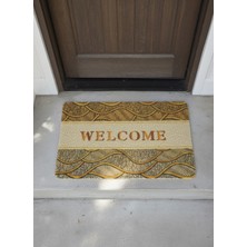 Başak Ev Tekstili Hijyenik Kıvırcık Paspas 40X60 cm - Islaklık Emici Kapı Önü Paspası