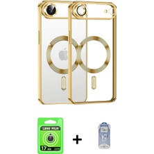 Marsilyan™- iPhone 17 Air Kılıf Nova Işık Özel Seri - Siyah Joko Magic 5d Cam + Gümüş Raze Metal Kamera Lens