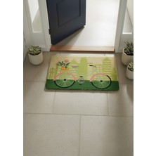 Başak Ev Tekstili Hijyenik Kıvırcık Paspas 40X60 cm - Islaklık Emici Kapı Önü Paspası