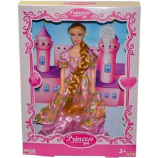 Urfakent 204UZUN  Örgülü Saçlı Prıncess Bebek
