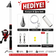 Ayaz Fishing Teleskopik Olta Seti + Hediye Aksesuar Paketi | Kullanıma Hazır Tam Set
