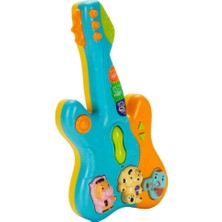 Urfakent Sesli ve Işıklı Hayvan Figürlü Gitar