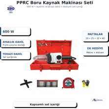Sait Demirci Pprc Kaynak Makinası Seti Profesyonel Pafta Lokma Makas ve Hediyeli Set