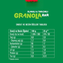 Urfakent Granola Bar 25 gr Elmalı ve Tarçınlı