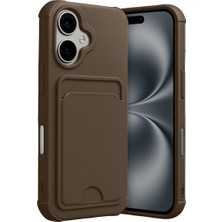 My Best Store Apple Iphone 17 Kelvin Kartvizitli Silikon - Kahverengi