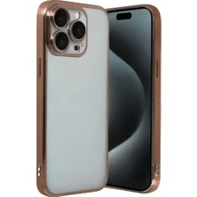 My Best Store Apple Iphone 15 Pro Max Razer Lensli Silikon - Çöl Titanyum