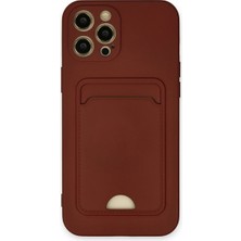 My Best Store Apple Iphone 12 Pro Max Kılıf Kelvin Kartvizitli Silikon - Bordo