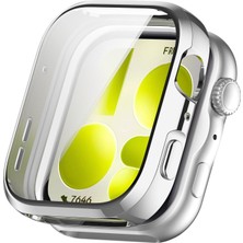 Caseonn Huawei Watch Fit 5 Pro Kılıf Gümüş Ekran Korumalı 360 Tam Koruma Hafif ve Dayanıklı