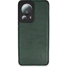 My Best Store Xiaomi Mi 13 Lite Kılıf Loop Deri Silikon - Yeşil