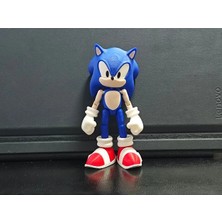 Modellio3D Sonic Eklemli Figür (3d Baskı, Boyasız – Tek Renk Baskı)