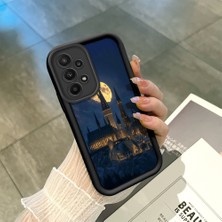 Ucuc Samsung Galaxy A23 4g/5g Uyumlu Siyah Silikon Şık Baskı Kılıf Darbeye Dayanıklı Kamera Korumalı