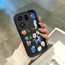 Ucuc Oppo Find X9 Pro 5g Uyumlu Siyah Silikon Şık Baskı Kılıf Darbeye Dayanıklı Kamera Korumalı