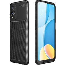 Freedom Storee Oppo A54 4g Kılıf Auto Focus Karbon Kapak - Siyah