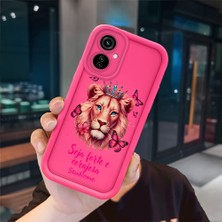 Ucuc Tecno Camon 19 Neo Uyumlu Pembe Kırmızı Silikon Kılıf Darbeye Dayanıklı Kamera Koruma
